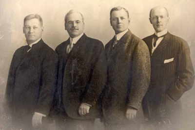 Gustavus Loehr氏、Silvester Schiele氏、Hiram E. Shorey氏、Paul P. Harris氏のイメージ